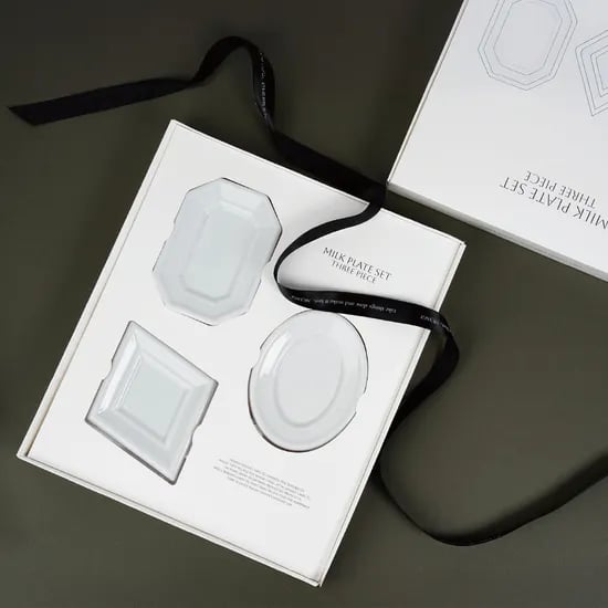 밀크 플레이트 3종 기프트 세트 Milk plate 3type gift set