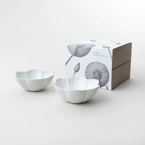 6잎 둥근 꽃 보울 2p 세트 Flower 06 round bowl 2p set