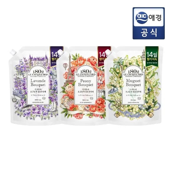 르샤트라 고농축 섬유유연제 1.6LX3개