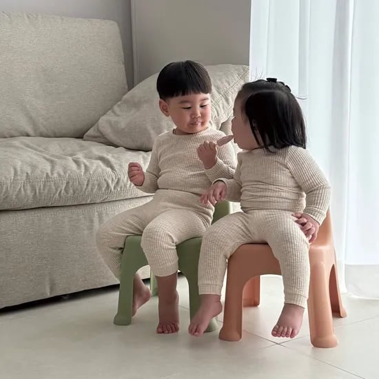 스스로 앉는 논슬립 곰돌이 아기 의자 유아의자 3컬러