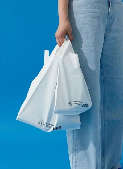 URETHANE BAG WHITE S 우레탄백 장바구니