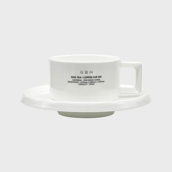 GBH X NIKKO DISK TEA / COFFEE CUP240 & SAUCER155