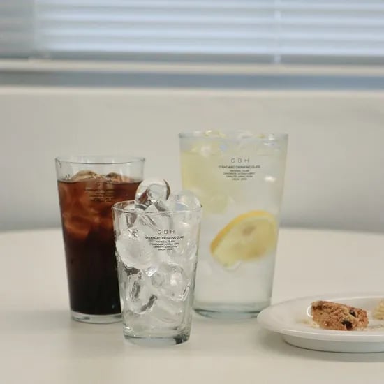 STANDARD DRINKING GLASS 스탠다드 드링킹 글라스 유리컵 (3 SIZES)