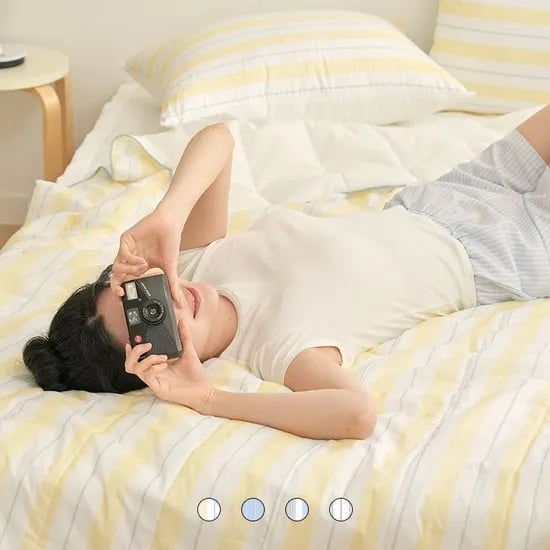 60수면아사x스노우시어서커 베케이션 여름이불세트 SS/Q/K 6컬러