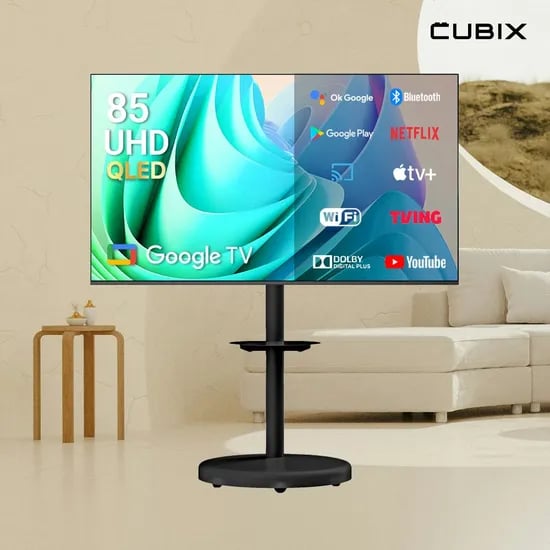 무빙큐빅스 블랙에디션 4K UHD QLED 215cm(85인치) 삼탠바이미 스마트TV