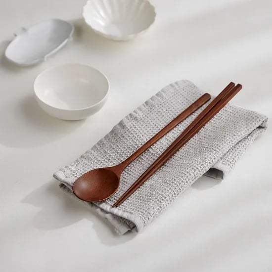옻칠 어른 수저 2조