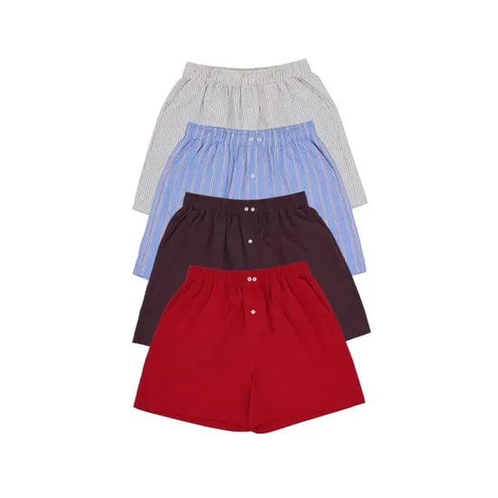 refine / 소프트워싱 40수 면 파자마 쇼츠,4colors,M/L
