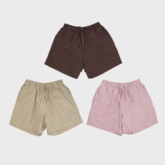 더블노드 반팔 파자마 홈웨어 잠옷 반바지 단품 SHORTS ONLY (3 COLORS)