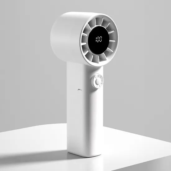 휴대용 미니 무선 LED 디스플레이 선풍기 H55 (S급)