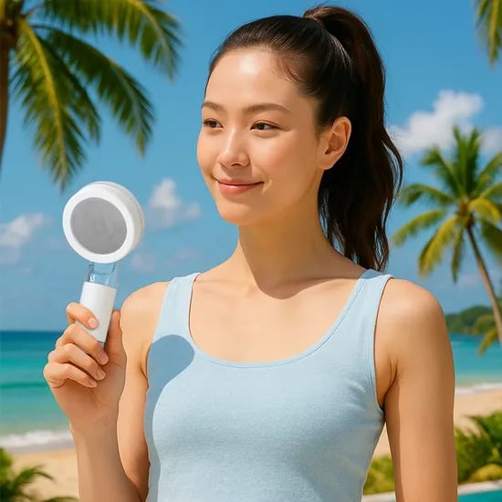 파우치증정! 물쎈 여행용 필터 샤워기+전용필터세트