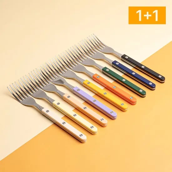 1+1  레브 커트러리 디저트 케이크포크 어린이포크 (총 2P)
