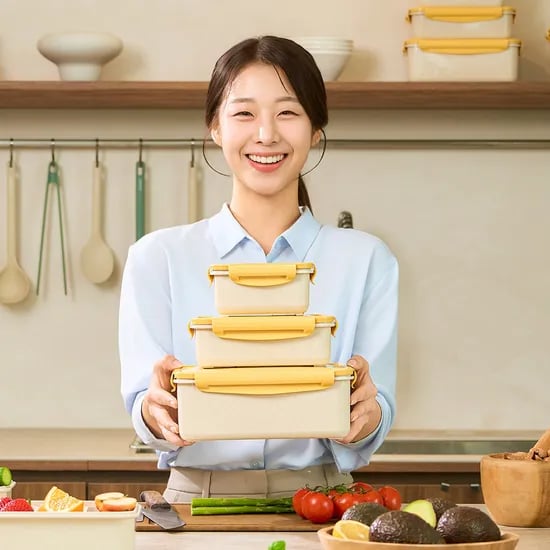오래 신선 항균 밀폐용기 채반 3종 세트