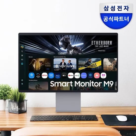 삼성전자 스마트모니터 OLED M9 LS32FM900  80cm UHD 4K 165Hz