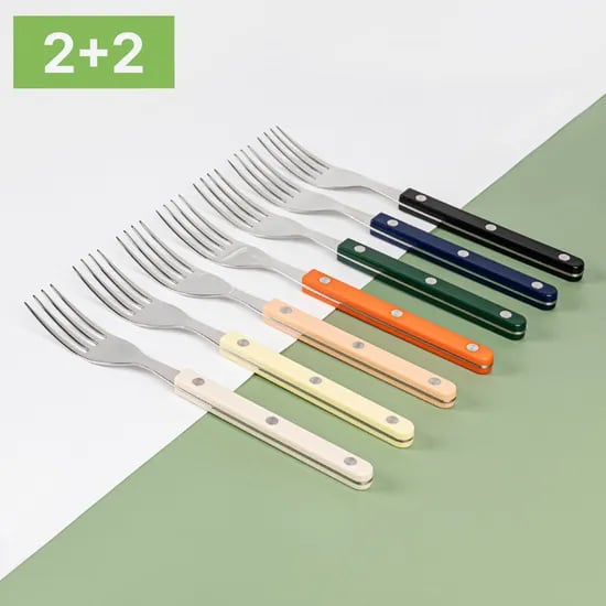 2+2  레브 커트러리 디저트 케이크포크 어린이포크 (총 4P)
