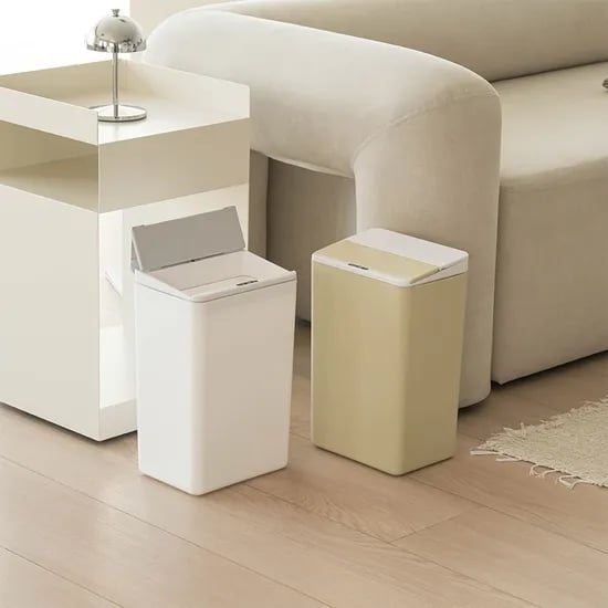 스마트 자동 센서 쓰레기통 집들이선물 휴지통17L(2color)
