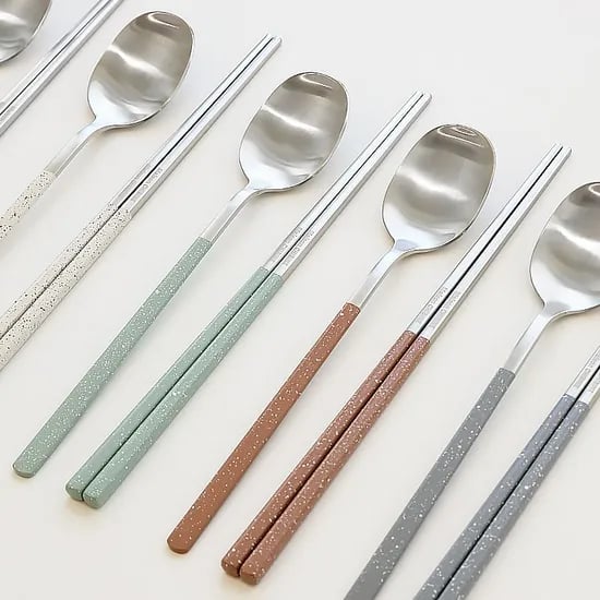 메종치비네 도티 2인 수저세트(숟가락 2P+젓가락 2P) (5color)