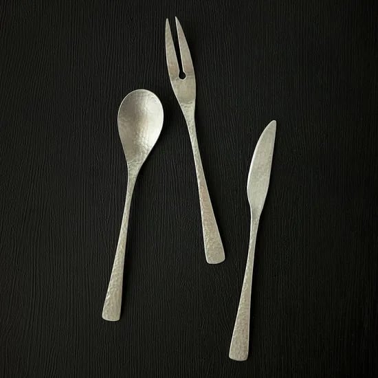 히카루 디저트 커트러리 스푼 케이크 포크 버터 나이프
