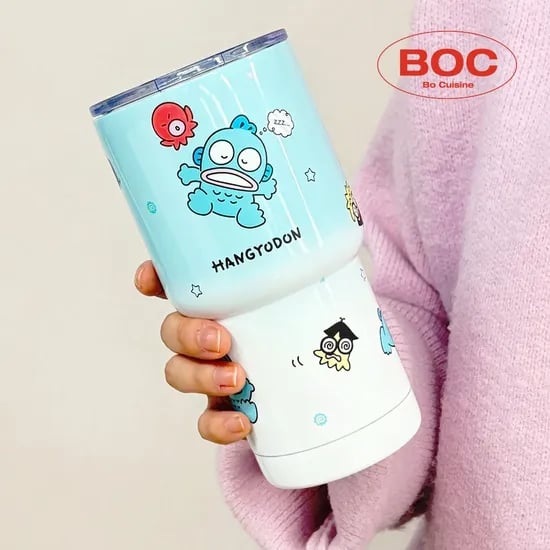 보프렌즈 한교동 이중진공 스텐텀블러 600ml (정품라이선스)