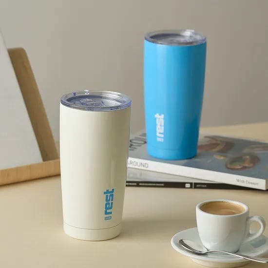 입구 넓은 이중 스텐304 보온 보냉 레스트 텀블러 600ml