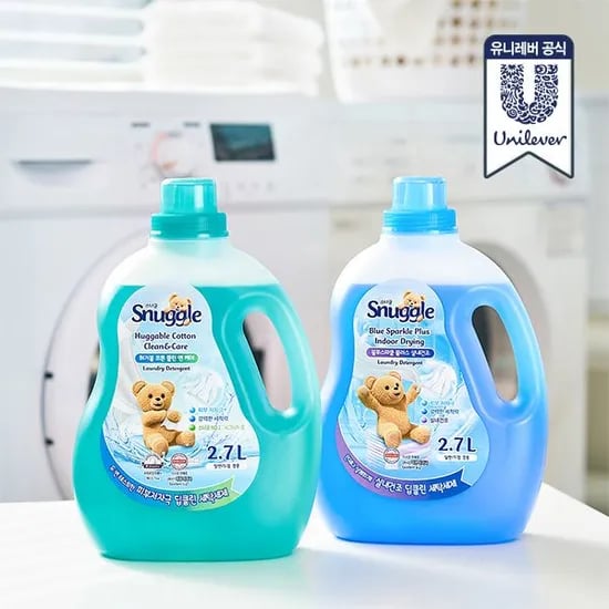 스너글 딥클린 액체세제 본품 2.7L 2개 (총 5.4L)