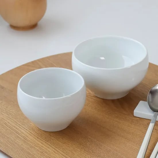 맑은유광 도토리공기, 국대접