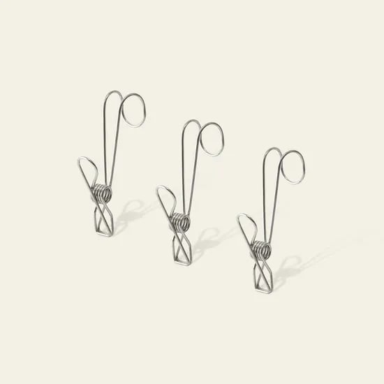 스텐 304 다용도 고리 집게 후크 걸이 3p set