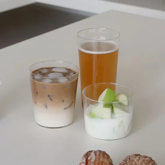 소로이 베이직 글라스 잔 380ml 2type 맥주잔 유리컵