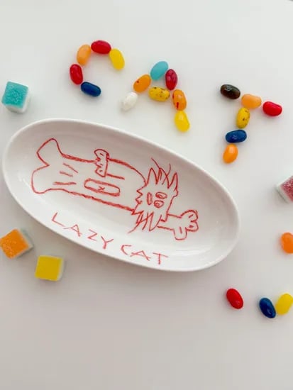 LAZY CAT 플레이트(LAZY CAT PLATE)