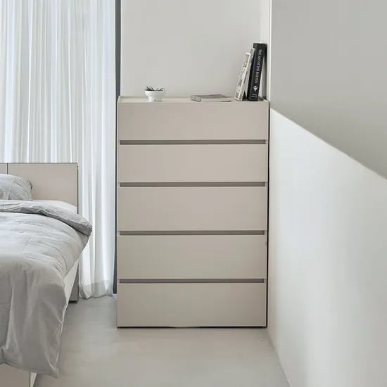 studio / 페이브 플레인 서랍장, 5단, 800