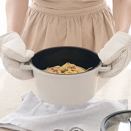 국내 생산 오레오 IH 인덕션 양수 냄비 24cm 세라믹 코팅