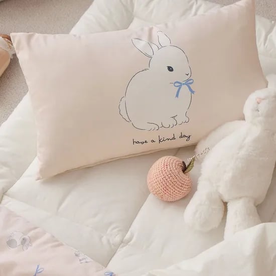 레빗츄 DTP 먼지없는 아기 유아 베개(30x50, 솜포함)
