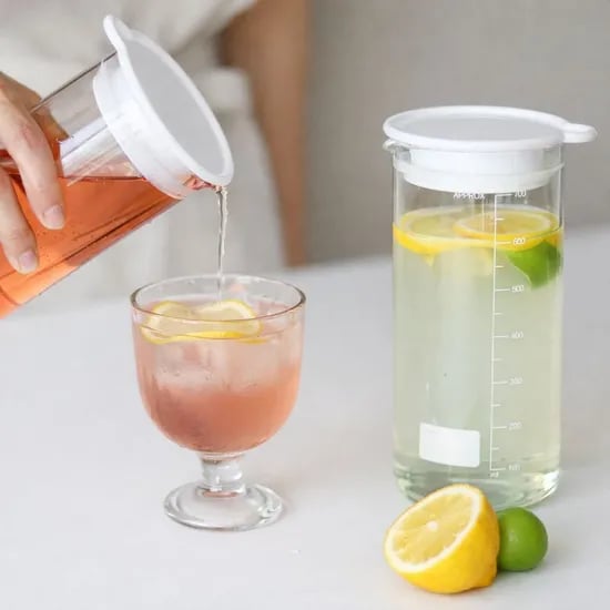 듀오 보틀 내열유리 물병 밀폐용기 700ml x 2P / 밀프렙 샐러드보틀 유리병 캐니스터