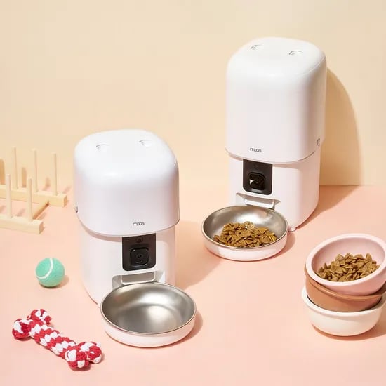 강아지 고양이 스마트 캠 IoT 자동 급식기 2L 화이트 MPPNC20-OWK