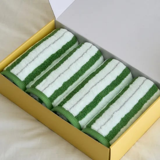 선염 프리마 세면타올 40수 200g 4장 그린 선물세트