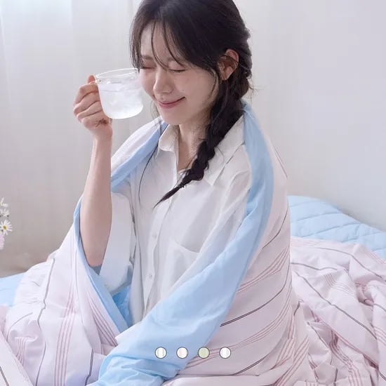 냉감/사계절 소프트데이 워싱 마이크로 스트라이프 차렵이불 SS/Q/K 6컬러
