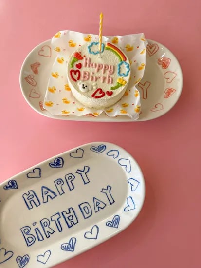 HBD 타원 플레이트(HBD OVAL PLATE) 2 COLOR