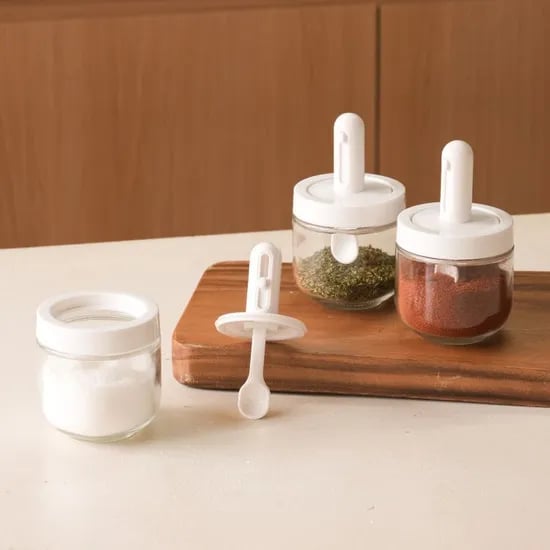 간편사용 스푼형 양념통 300ml 3개(+네임스티커 증정)