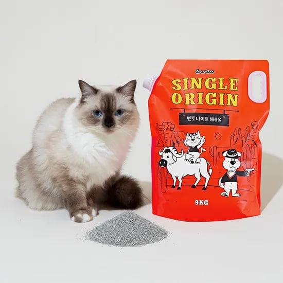 보니코 싱글오리진 고양이 모래 9kg (벤토나이트)