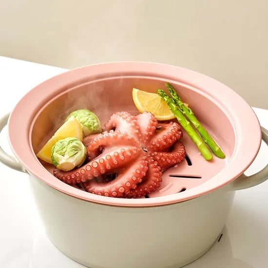 냄비에 올려 찌는, 프리미엄 실리콘 찜기 스티머