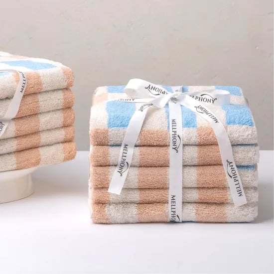 멜포니 뱀부타올 200g 어닝스카이 5장 묶음 16종 타올 빠른 흡수 고품질 죽사
