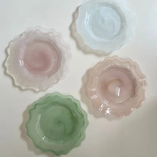 플라워접시 21cm(색상선택가능)