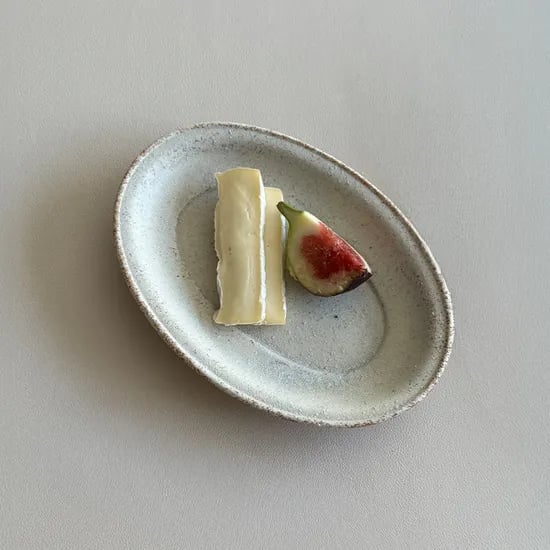 스톤오브제 오발플레이트 타원접시 S MADE IN JAPAN