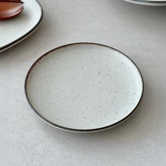피넛브라운 라운드 접시 15cm MADE IN JAPAN