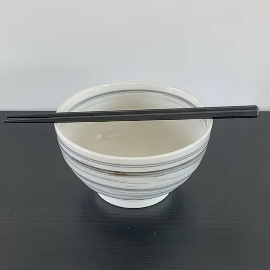 그레이 회오리 면기 덮밥그릇