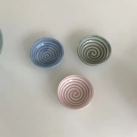 회오리 스트라이프 종지 (3colors)