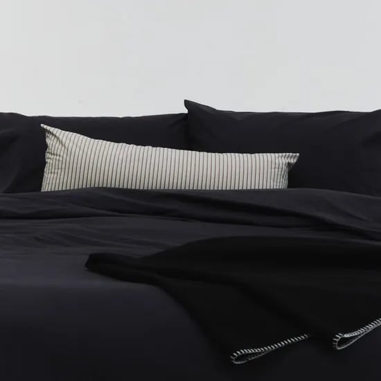 DUVET COVER - CHARCOAL (2 SIZES) 이불커버