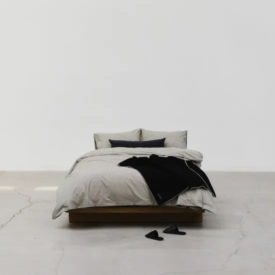 DUVET COVER - THIN STRIPE MOSS (2 SIZES) 이불커버