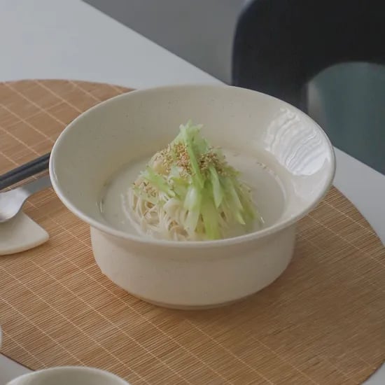 페블러 소면기 볼L 19cm 덮밥그릇 라면기 깊은 찌개 그릇