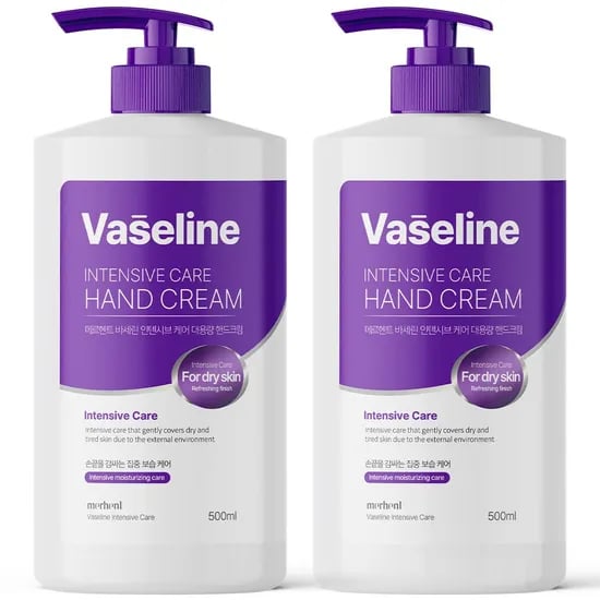 1+1 바세린 인텐시브 대용량 핸드크림 500ml 핸드로션 고보습 퍼퓸 향좋은