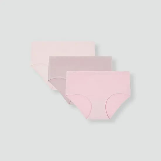 여 모달 노라인 힙허거 팬티 3매 (3 sizes)(2 colors)